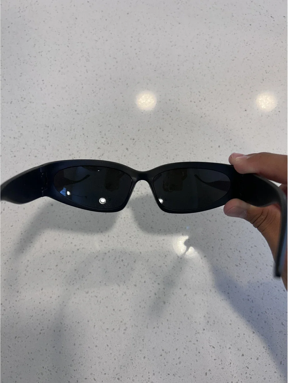 Black Frame Green Iridium Sunglasses
